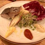 水色食堂 - 自家製ツナ(ハガツオ)とポテトサラダ