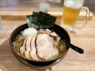 札幌飛燕 - 我流札幌塩らーめん 特製トッピング