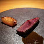 Metis - 青森県産’’銀の鴨’’雌 薪焼き　杏