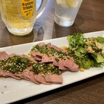 四川 郷土菜 シャンバァロウ - 豚レバーの青唐辛子ソース 780円