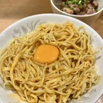 北千住煮干中華蕎麦 かれん - 『限定・冷やし油そば＋炙りチャーシュー丼』