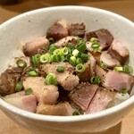 北千住煮干中華蕎麦 かれん - 『限定・冷やし油そば＋炙りチャーシュー丼』