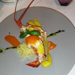 ラ・メール - 伊勢海老のソテー　パプリカソースが甘くて感動。