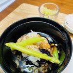 座屋 - 座屋御膳〜お魚（鰹ハランボ）の炊き合わせ