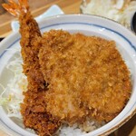 新潟カツ丼 タレカツ - ヒレカツ合いもり丼セット