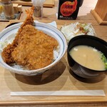 新潟カツ丼 タレカツ - ヒレカツ合いもり丼セット