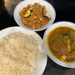 コチン ニヴァース - サマーキーマカレー＆サンバル