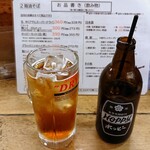 まいど - 「ホッピーセット・黒」390円（おかわりは、外240円・中200円）