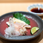 Yakitori Kurogane - 宮崎県産黒岩土鶏むね肉のたたき
