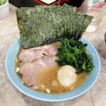 横濱ラーメン あさが家 - ラーメン850円。海苔増し150円。