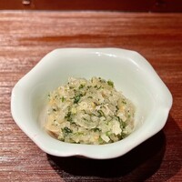 鳥匠 いし井 - 蒸し鶏と島らっきょう