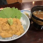 丸福寿し - ウニ丼