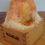KIWAJI - 丸ごと生桃ミルクの断面