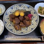 ドッグラン&カフェ そよ風 - 料理写真:ジビエ定食＝1000円