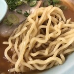 梅光軒 - 細縮れ麺アップ