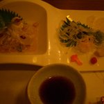 河豚家ゆめふく お初天神店 - 【刺身】河豚創作てっさ・河豚薄造り