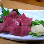 ふく田 - レバ刺し