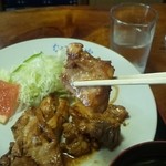 上総屋 - 鮪生姜焼き、酒が飲みたくなります。（＾＾）