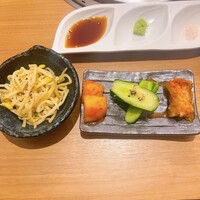 焼肉 水谷 - 至福コース 15,000円　ナムル　キムチ