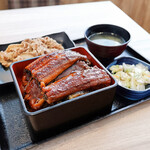 Yoshinoya - 鰻重四枚盛+お新香セット、鰻皿二枚盛、牛皿並盛