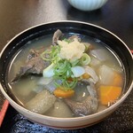 彩座 - 馬肉の入ったけんちん汁