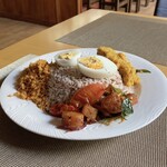 Chef Mama - モーニングメニュー。レッドライスのセット