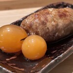 根津 焼鳥 照隅 - つくね金柑