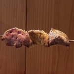 根津 焼鳥 照隅 - 白肝