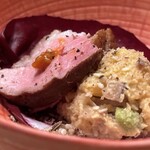 根津 焼鳥 照隅 - 鴨も最高ですが、個人的に照隅さんのポテサラが大好きです！オカワリ下さい‼︎笑笑