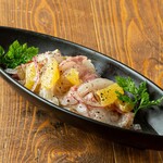 旬の魚介のマリネ