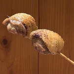 根津 焼鳥 照隅 - コレで比内地鶏一羽分、感謝して頂きます‼︎
