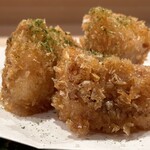 登喜和鮨 - 地物 甘鯛の色々魚の鱗揚げ
