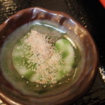 そば屋 けん豆 - 鶏ごぼうせいろ　９５０円　岩塩　【　２０１３年９月　】6