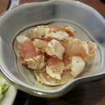 定食のささみ和え。