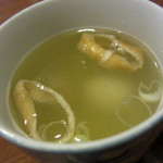 とゝや - 定食のスープ。