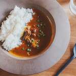 B set　牛すじ味噌煮込みカレー