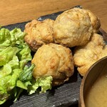 鶏Dining&Bar Goto - ■塩から揚げ とろろご飯¥900