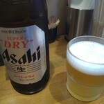 中華そばや 和凡 - 瓶ビール