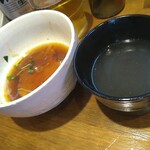 中華そばや 和凡 - つけ麺と割湯