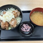 丼一筋 - 料理写真:タルタル竜田揚げ丼です。（2023年8月）