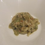 エノテカ・ラ・リコルマ - 2013/09　噴火湾産ぼたんえびと秀明ファームの有機えだまめの