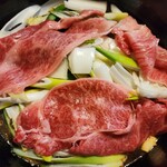 コロムビア - 野菜の上に肉(牛)
