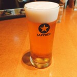Sobasakedokoro Tsukijian - 生ビール中 ¥750