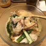 鶏ポタラーメンTHANK - 期間限定梅と夏野菜ポタラーメン