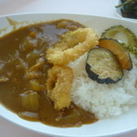 今治市役所食堂 - カレーライス（カレーフェアにて限定１０食の夏野菜のトッピング付き）