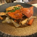 施家菜 - 渡り蟹豆豉炒め