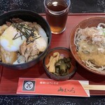 うどん坊 山むろ - ミニチャーシュー丼セット