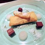 ＴＲＡＴＴＯＲＩＡ　ＳＣＡＣＣＯＭＡＴＴＯ - このお皿だけでも、結構しっかりとした量があります。