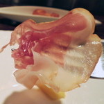 ＴＲＡＴＴＯＲＩＡ　ＳＣＡＣＣＯＭＡＴＴＯ - 生ハム。単独でも食べてみました。