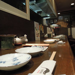 新料理 都留野 - 店内の様子